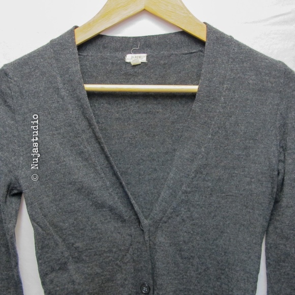 J Crew Slim Merino Wool Cardigan Sweater - Picture 3 of 7